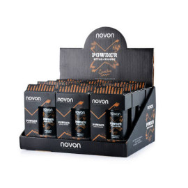 Expositor 12 x 21 g Polvo fijador Powder Styling & Volume de Novon