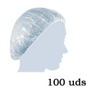 Paquete de 100 gorros transparentes Giubra