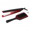 Plancha De Pelo C1 Black Red de Corioliss